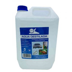 Agua destilada 5 Litros