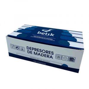 Depresores de madera higiénico 100 Und