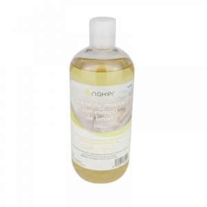 Aceite masaje esencia limón 500ml