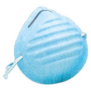 Mascarillas cónicas azul/blanco caja 50 uds.